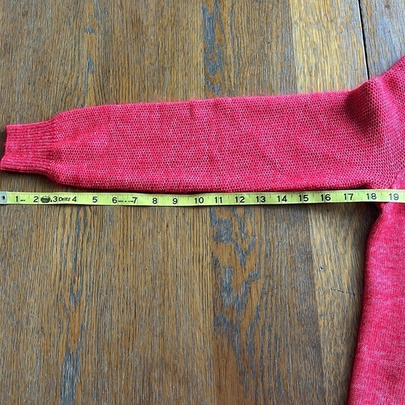 LOFT Red Turtleneck Sweater with Long Dolman Sleeves and Relaxed Fit Size M - Picture 11 of 12